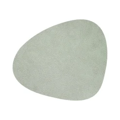 LindDNA - Dækkeserviet - Table mat curve - Hippo Olive Green - 37x44 cm