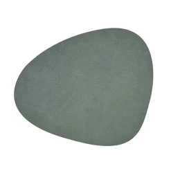LindDNA - Dækkeserviet - Table mat curve - Hippo Pastel Green - 37x44 cm