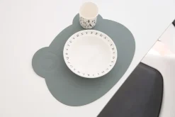 LindDNA - Dækkeserviet - Kids Table Mat "Bear" - Nupo anthracite