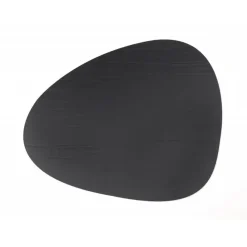 LindDNA - Dækkeserviet curve 37 x 44 cm - black/buffalo