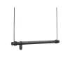 LindDNA bøjlestang - Swing 80 cm (black oak/black lether cord)