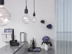 LindDNA køkkenrulleholder - Kitchen Holder 25x30 cm (nupo metallic/alu metallic)