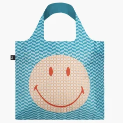 LOQI - Indkøbsnet - Smiley Geometric
