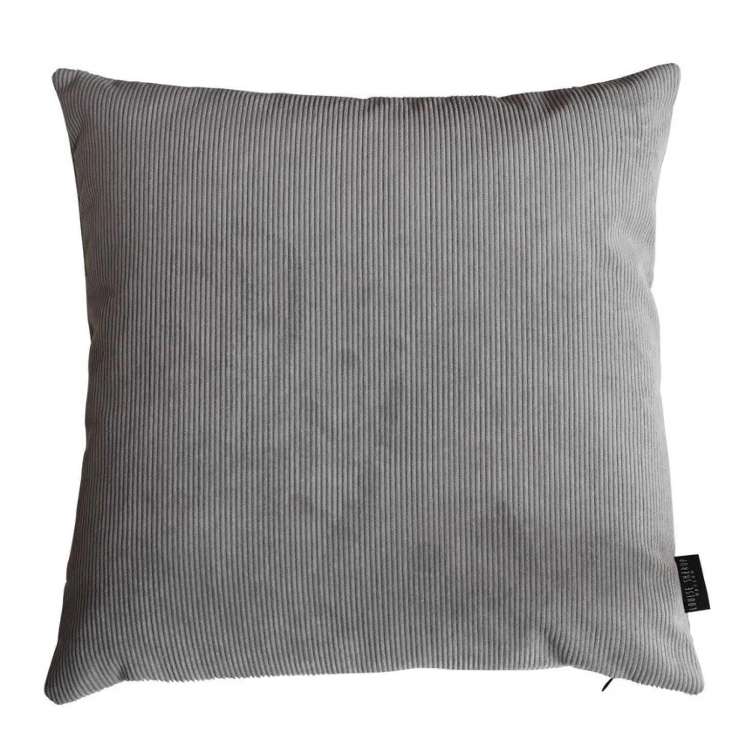 Louise Smærup - Pude Corduroy - Icecold Grey (50x50 cm)