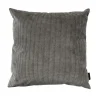 Louise Smærup - Pude, fløjl u. strop - Light Grey (50x50 cm.)