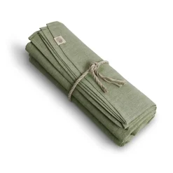 Lovely Linen - Classic dug - Salvia/Lysegrøn - Ø 200 cm