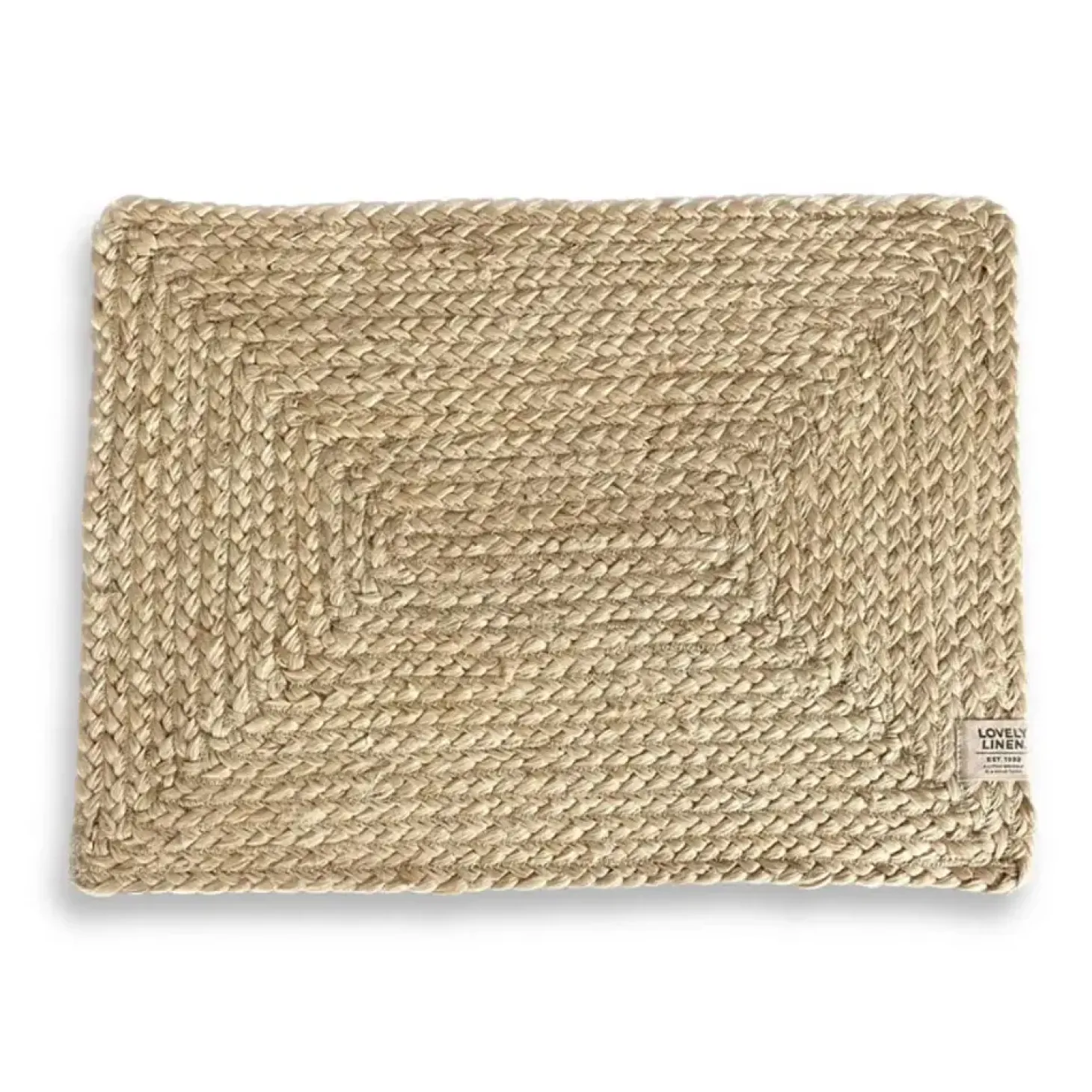 Lovely Linen - Dækkeserviet - Breezy - Flet - 33 x 45 cm