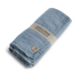 Lovely Linen - Dug - Dusty Blue - 145x300 cm