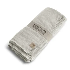 Lovely Linen - Dug, Light Grey - 145x300 cm