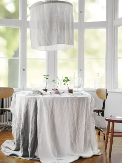 Lovely Linen - Dug, Light Grey - 145x300 cm