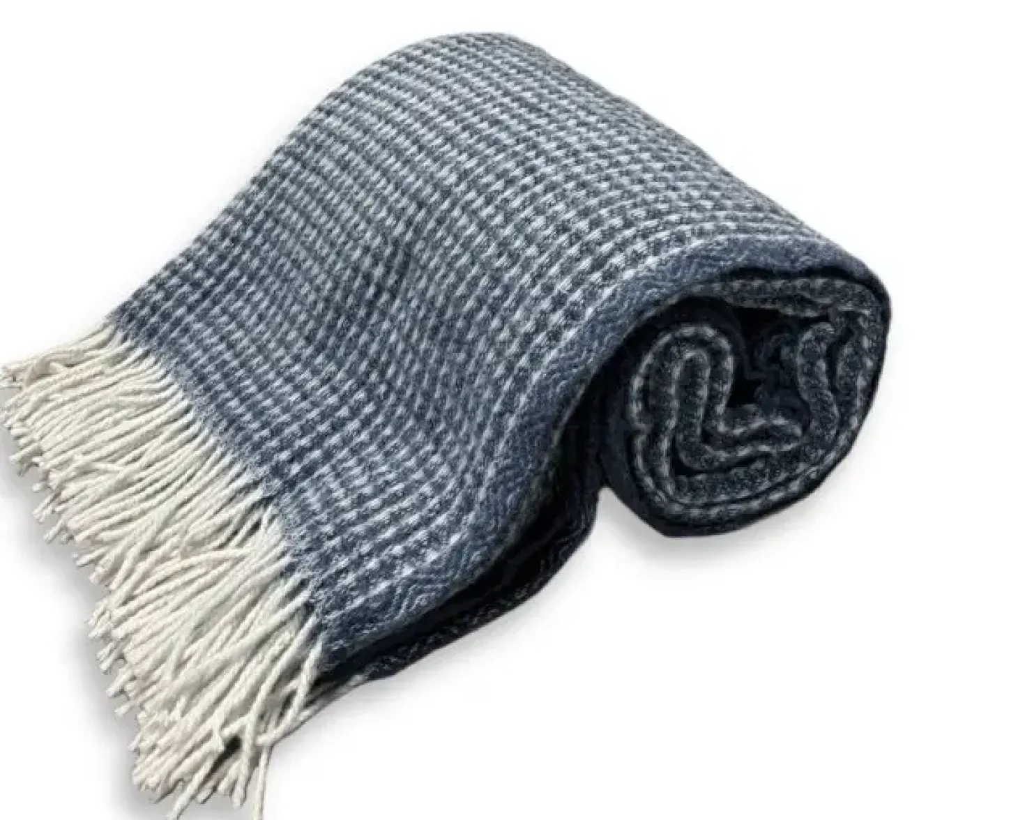 Lovely Linen - Plaid - Uld - Blå - 130x170 cm