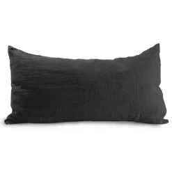 Lovely Linen - Pudebetræk - 40 x 70 - Dark grey