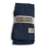Lovely Linen - Stofserviet - Mørkeblå/Midnight Blue - 45x45 cm