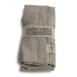 Lovely Linen - Stofserviet - Natural Beige - 45x45 cm