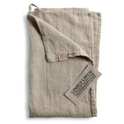 Lovely Linen - Viskestykke - Natural Beige - 45x70 cm