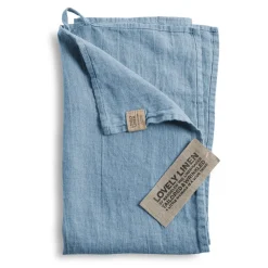 Lovely Linen - Viskestykke - Dusty Blue/Støvet Blå