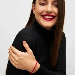 LULU Copenhagen - Armbånd - Color Bangle - Rød / Red - Ø 6,0 cm