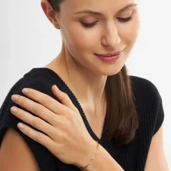 LULU Copenhagen - Armbånd - Paperclip - Guld
