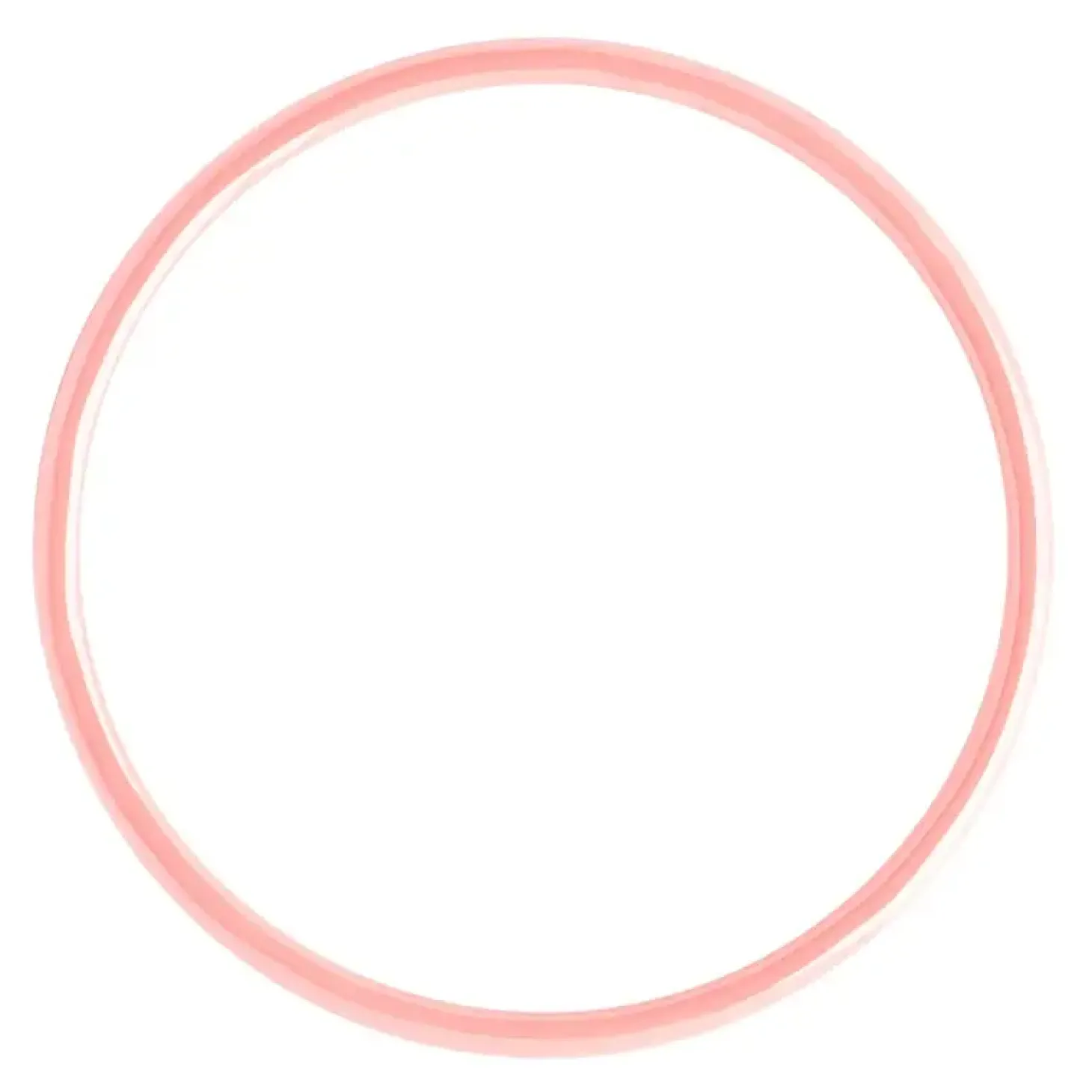 LULU Copenhagen - Armbånd - Color Bangle - Burnt Coral - Ø 6,0 cm