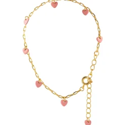 LULU Copenhagen - Armbånd - Love U - Guld/Burnt Coral
