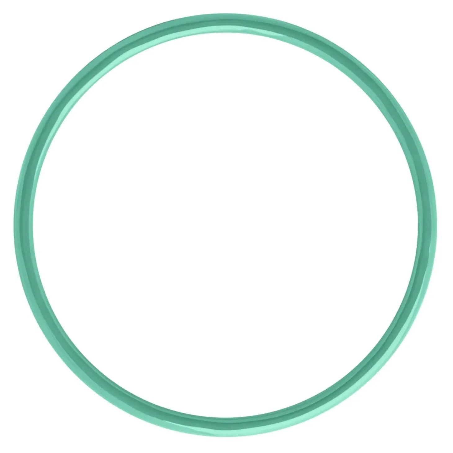 LULU Copenhagen - Armbånd - Color Bangle - Lys Grøn - Ø 6,5 cm