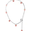 LULU Copenhagen - Armbånd - Love U - Sølv/Burnt Coral