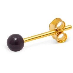 LULU Copenhagen - Colour Ball Ørering, Inkwell (1 stk.)