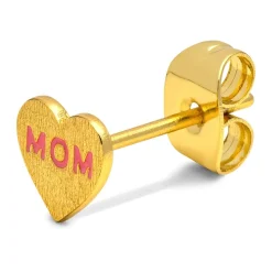 LULU Copenhagen - Heart mom - Pink (1 stk.) - Guld