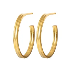 LULU Copenhagen - Medium Hoops (1 sæt)
