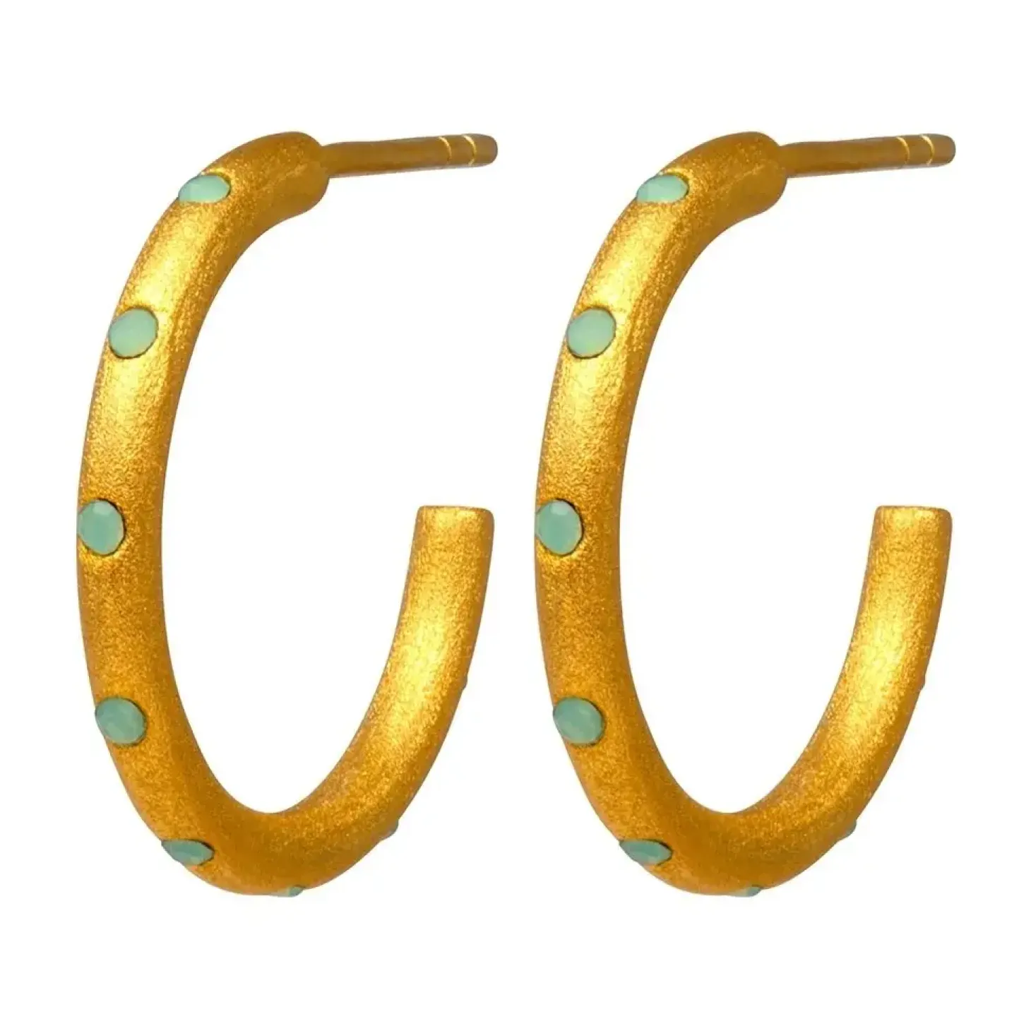 LULU Copenhagen - OMG Hoops, Light Green (1 sæt)