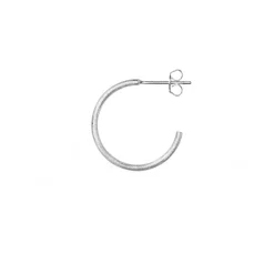 LULU Copenhagen - Øreringe - Non Hoops - Medium - Sølv