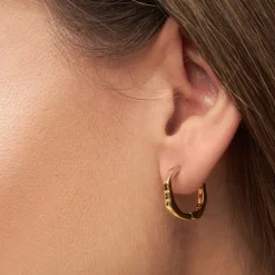 LULU Copenhagen - Øreringe - Organic Hoops - 1 sæt