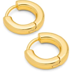 LULU Copenhagen - Øreringe - Buckle Hoops - Large - 1 sæt