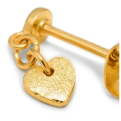 LULU Copenhagen - Ørestikker - Topping Short Love U - Guld - 1 stk.
