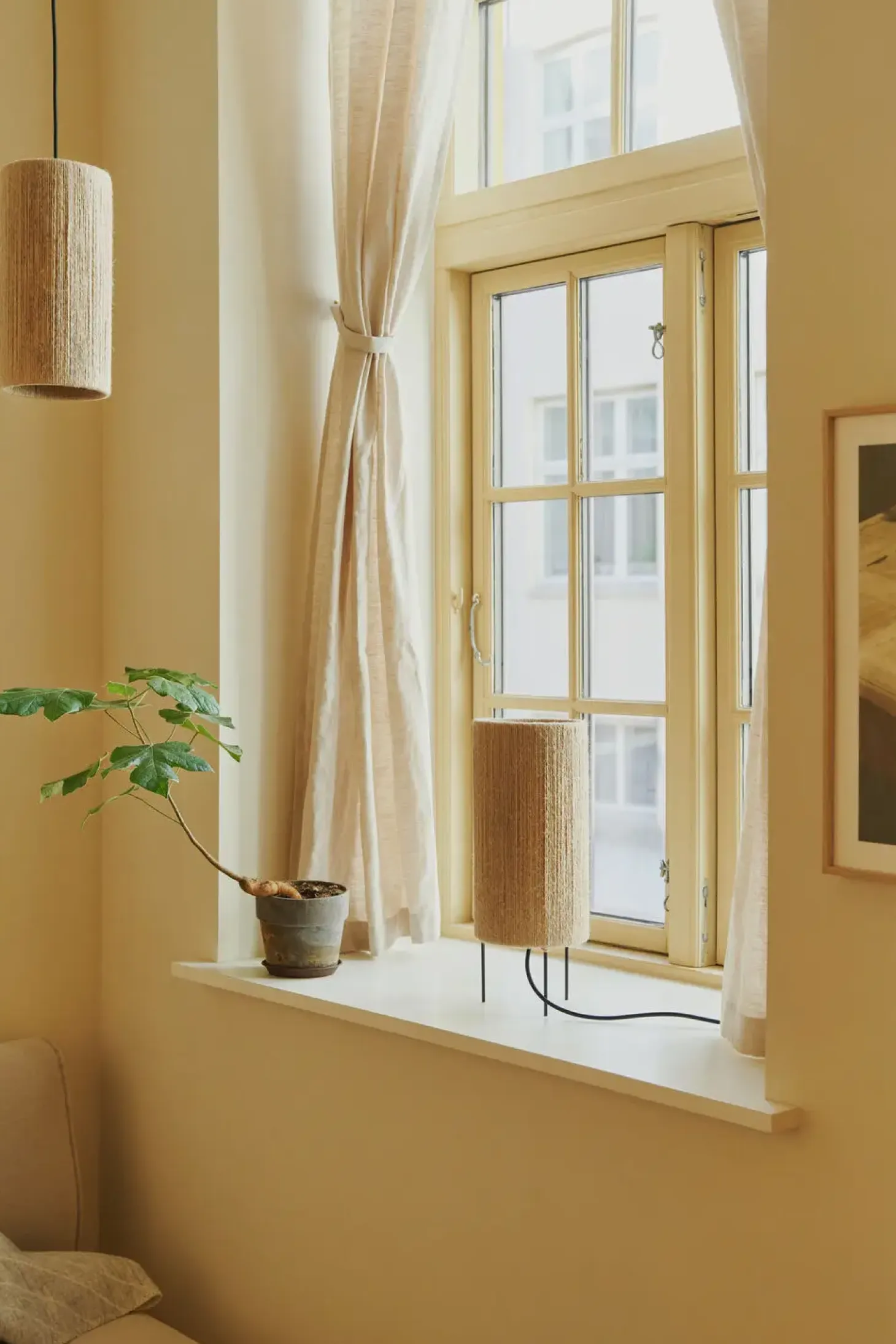 Made By Hand - Bordlampe - Ro Ø15 Table Lamp - Jute