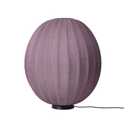 Made By Hand - Gulvlampe - Knit-Wit 65 High Oval Floor Level - Burgundy