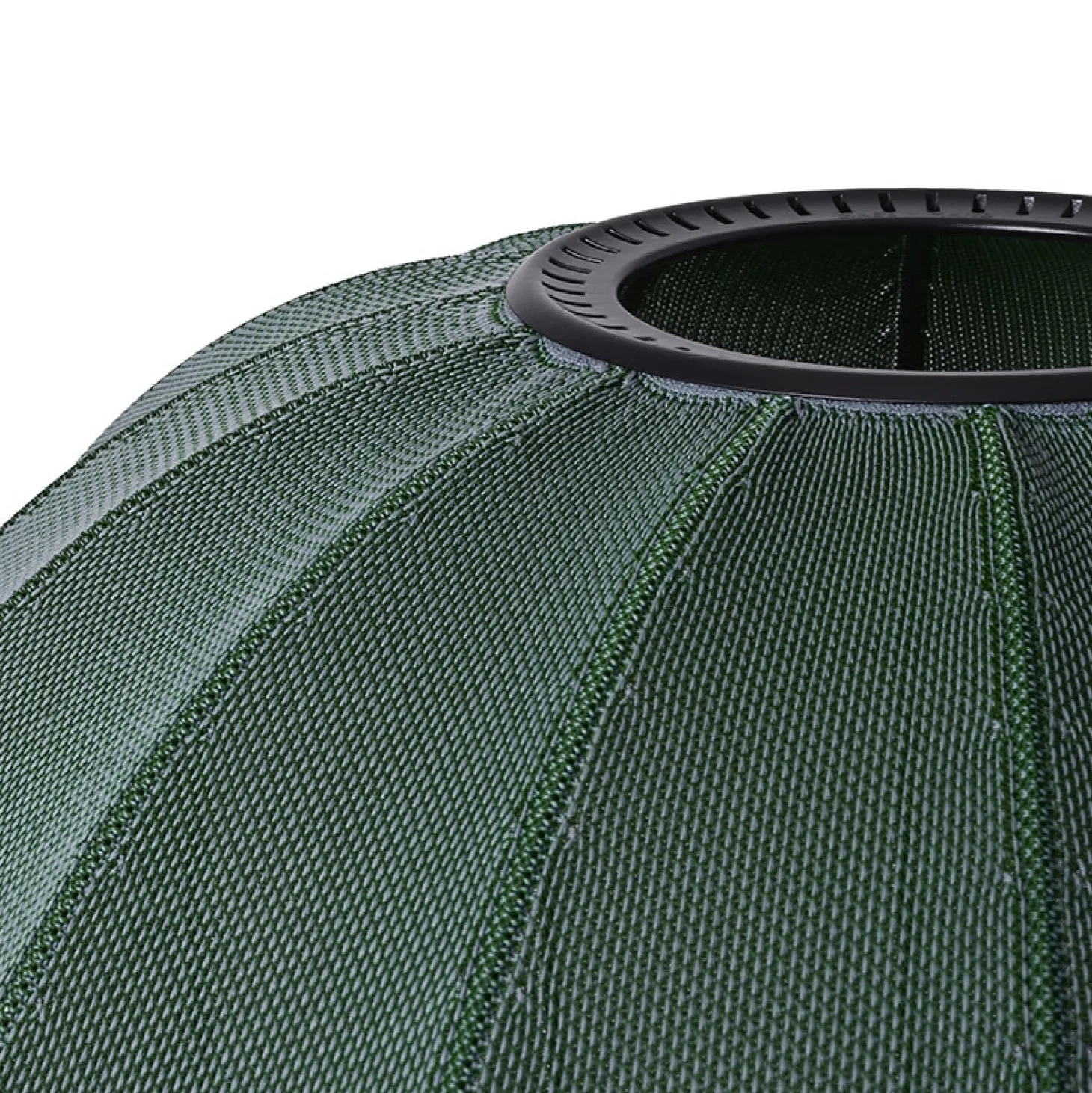 Made By Hand - Gulvlampe - Knit-Wit 45 Round Floor High - Tweed Green