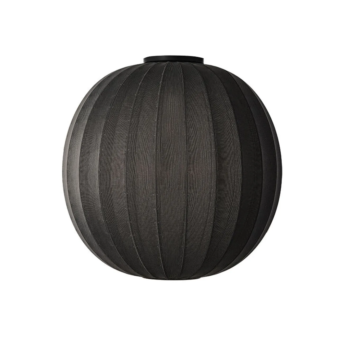 Made By Hand - Loftlampe - Knit-Wit 75 Round Ceiling - Black