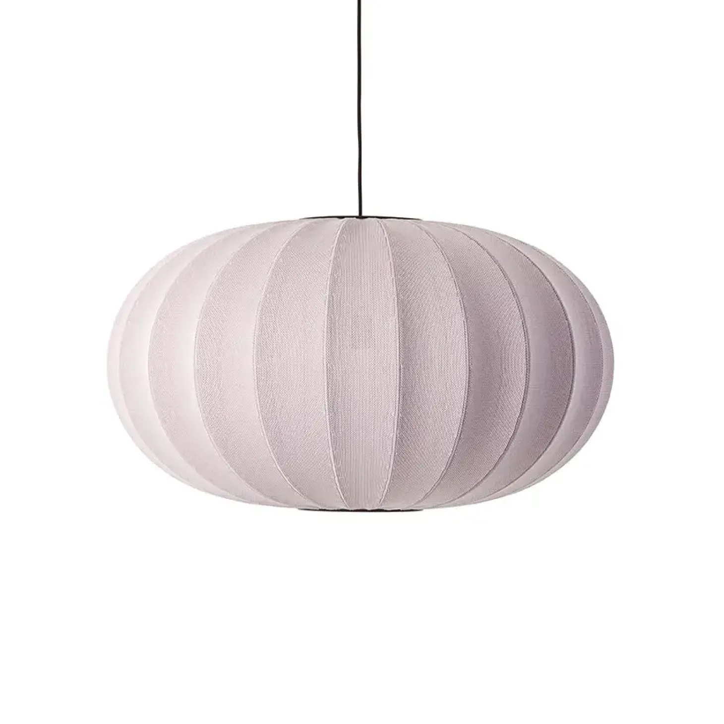 Made By Hand - Pendel - Knit-Wit 76 Oval Pendant - Light Pink