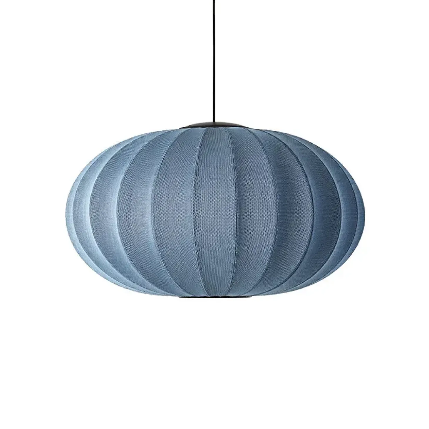 Made By Hand - Pendel - Knit-Wit 76 Oval Pendant LED - Blue Stone