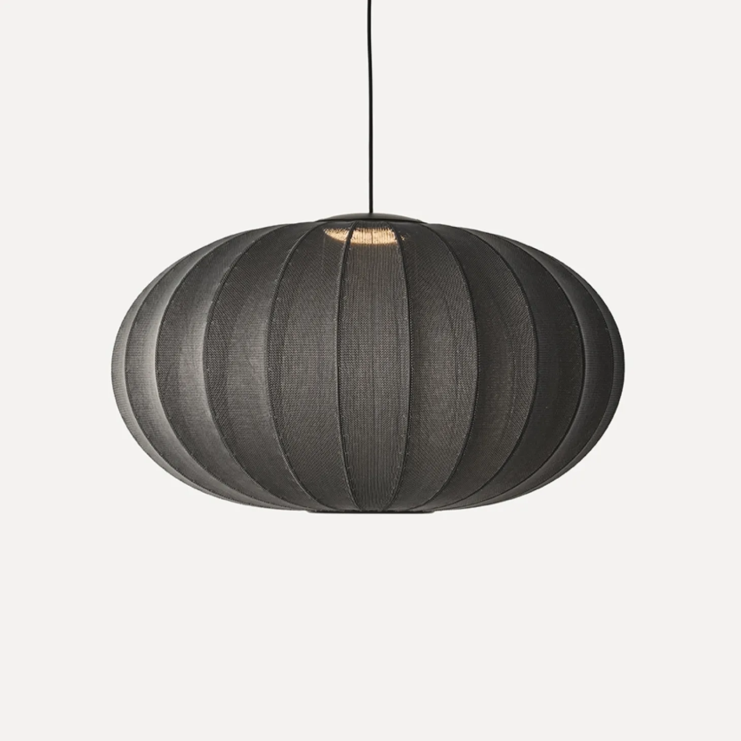 Made By Hand - Pendel - Knit-Wit 76 Oval Pendant LED - Black