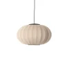 Made By Hand - Pendel - Knit-Wit 57 Oval Pendant LED - Sand Stone