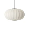 Made By Hand - Pendel - Knit-Wit 76 Oval Pendant - Pearl White