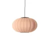 Made By Hand - Pendel - Knit-Wit 57 Oval Pendant LED - Coral