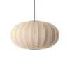 Made By Hand - Pendel - Knit-Wit 76 Oval Pendant - Sand Stone