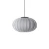 Made By Hand - Pendel - Knit-Wit 57 Oval Pendant LED - Silver