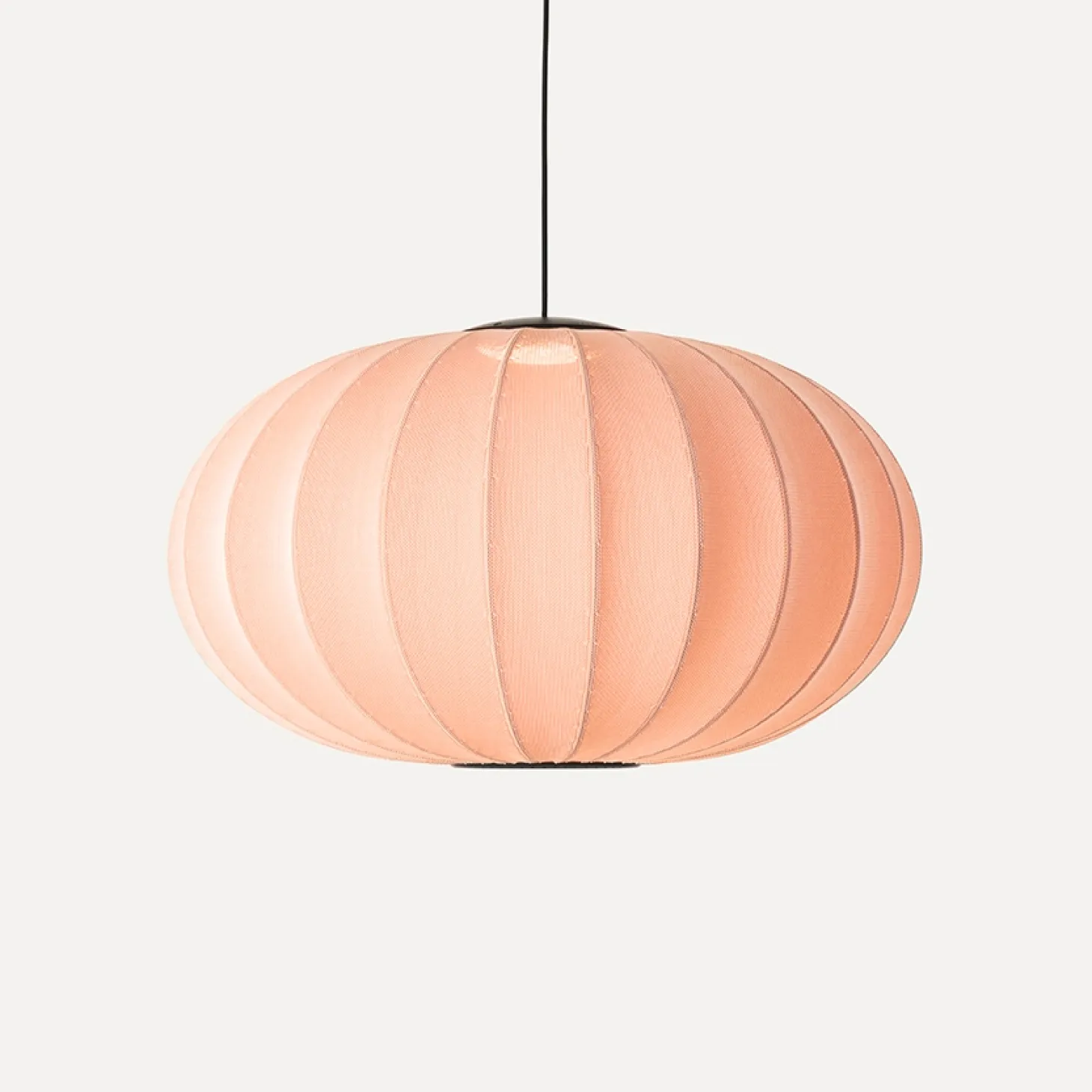 Made By Hand - Pendel - Knit-Wit 76 Oval Pendant LED - Coral