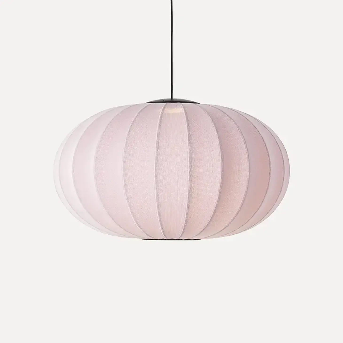 Made By Hand - Pendel - Knit-Wit 76 Oval Pendant LED - Light Pink