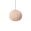 Made By Hand - Pendellampe - Knit-Wit 45 Round Pendant - Sand Stone