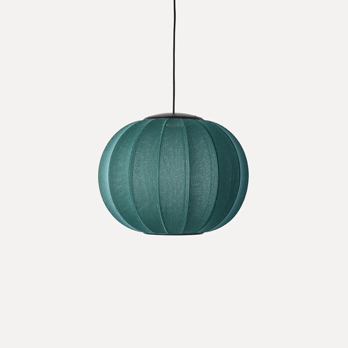 Made By Hand - Pendellampe - Knit-Wit 45 Round Pendant LED - Seagrass